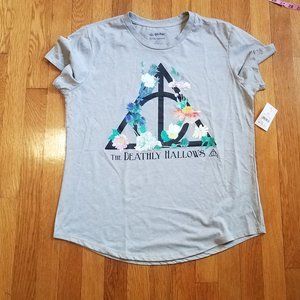 NEW Wizarding World of Harry Potter Deathly Hallows T shirt XL